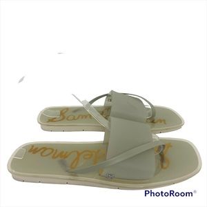 Sam Edelman Womens Luciana   Vinyl/Smooth Slides Size US 9M Grey